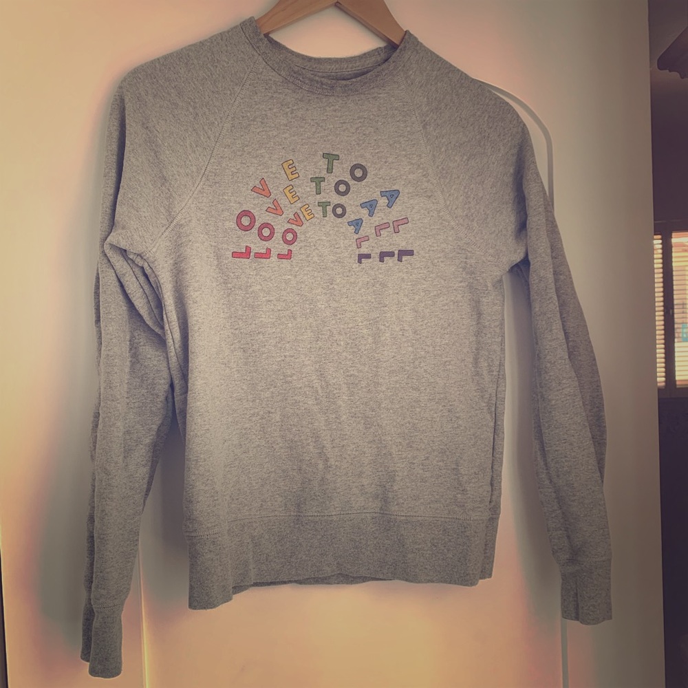 Madewell, human rights campaign sweater